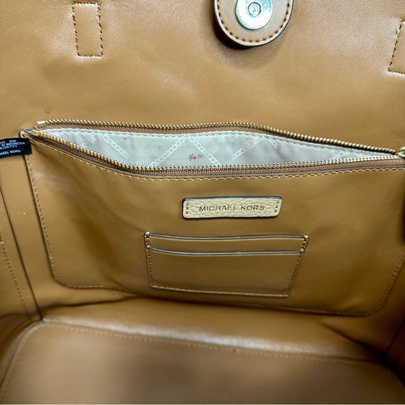 Michael Kors Gemma Large Tri-Color Pebbled Leather Tote - Picture 6 of 12